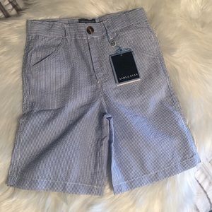 Andy & Evan Boys Seersucker Dress Shorts NWT 6Y